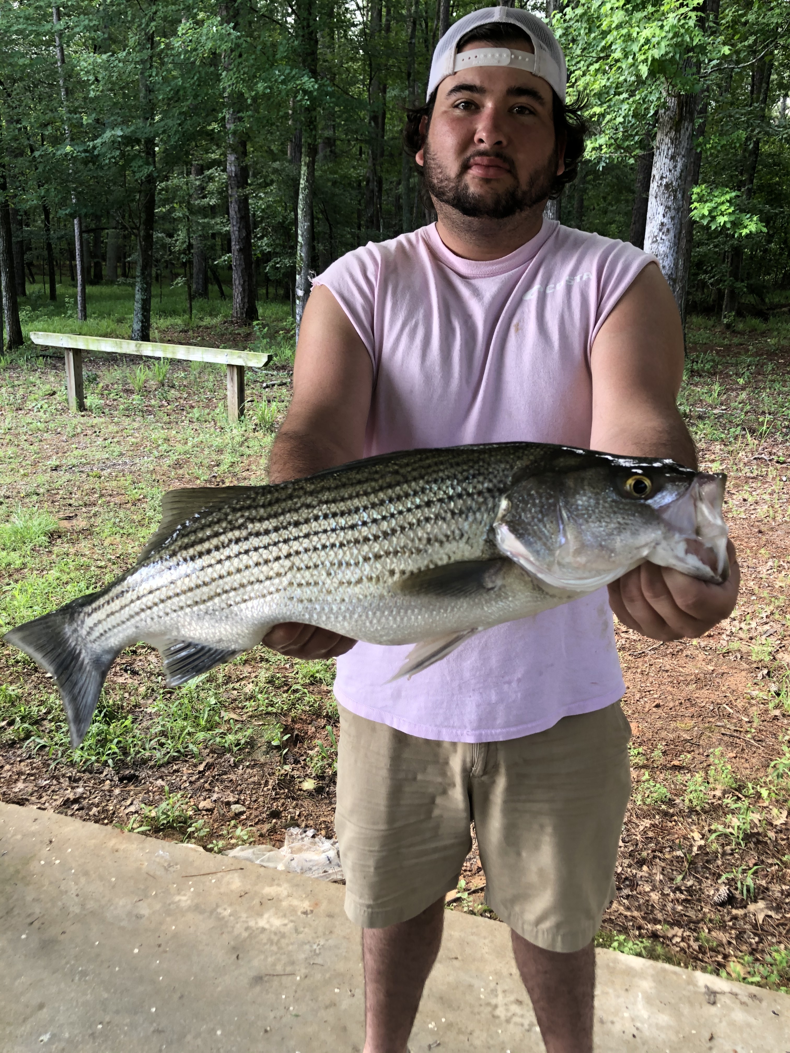 June-11-2020-Johnathan-Murphy-with-his-8-pound-striper.-IMG_3270