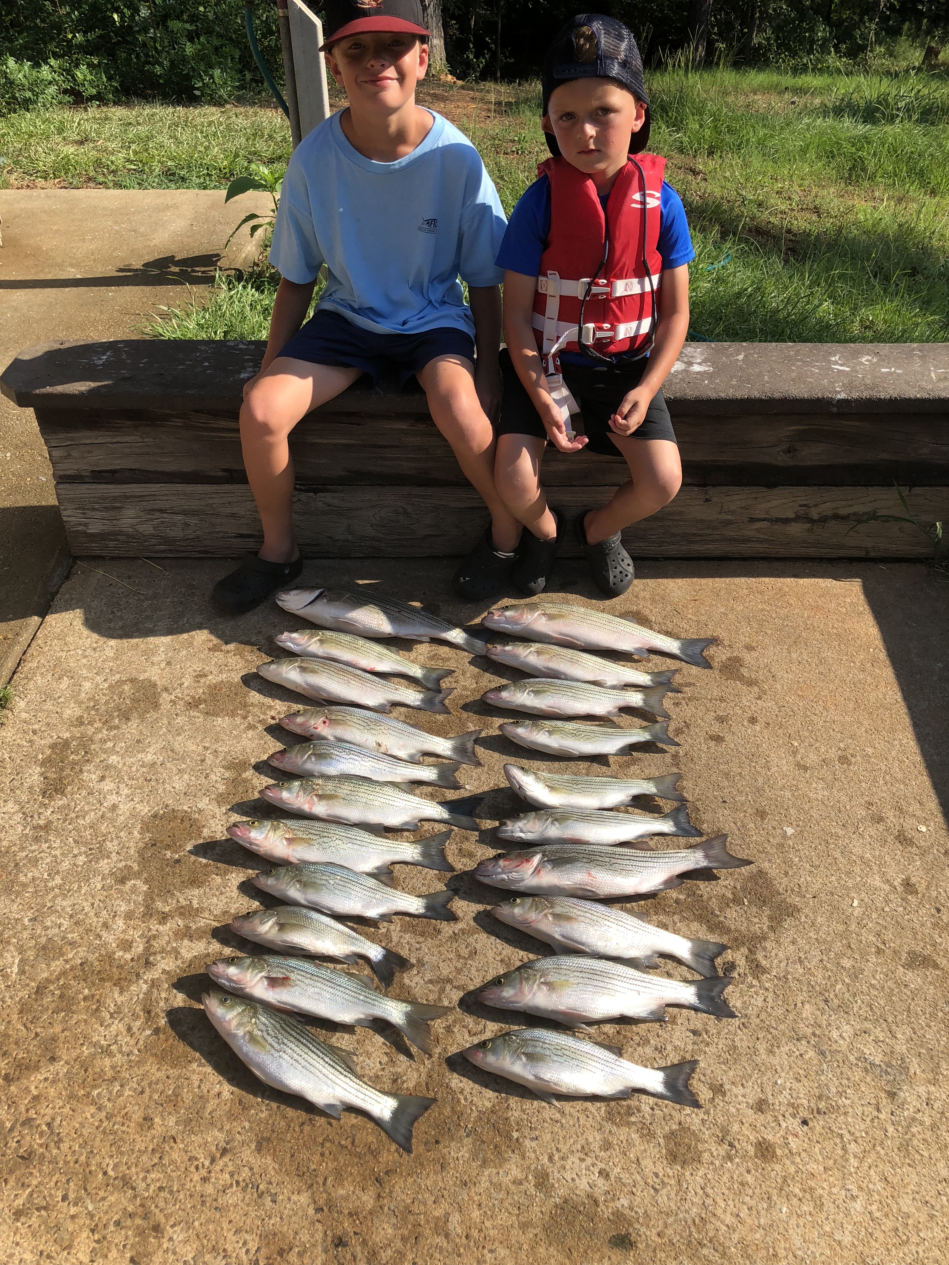 June 20, 2018 Banks and Luke Hopkins with their nice catch. IMG_2190