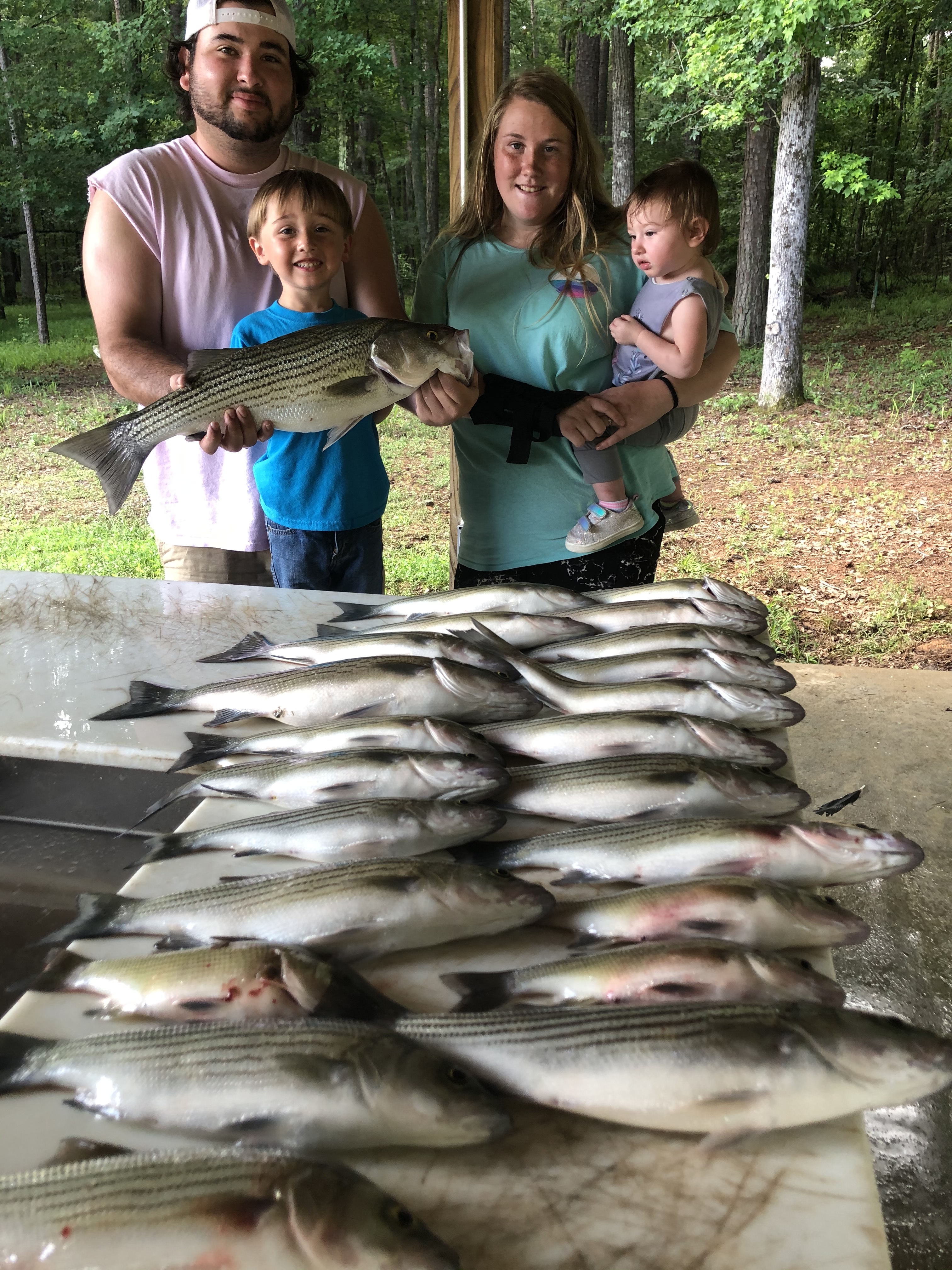June11-2020-Johnathan-Murphy-Haley-Smith-Kenneth3-Madison1-with-their-catch-of-the-day.IMG_3269