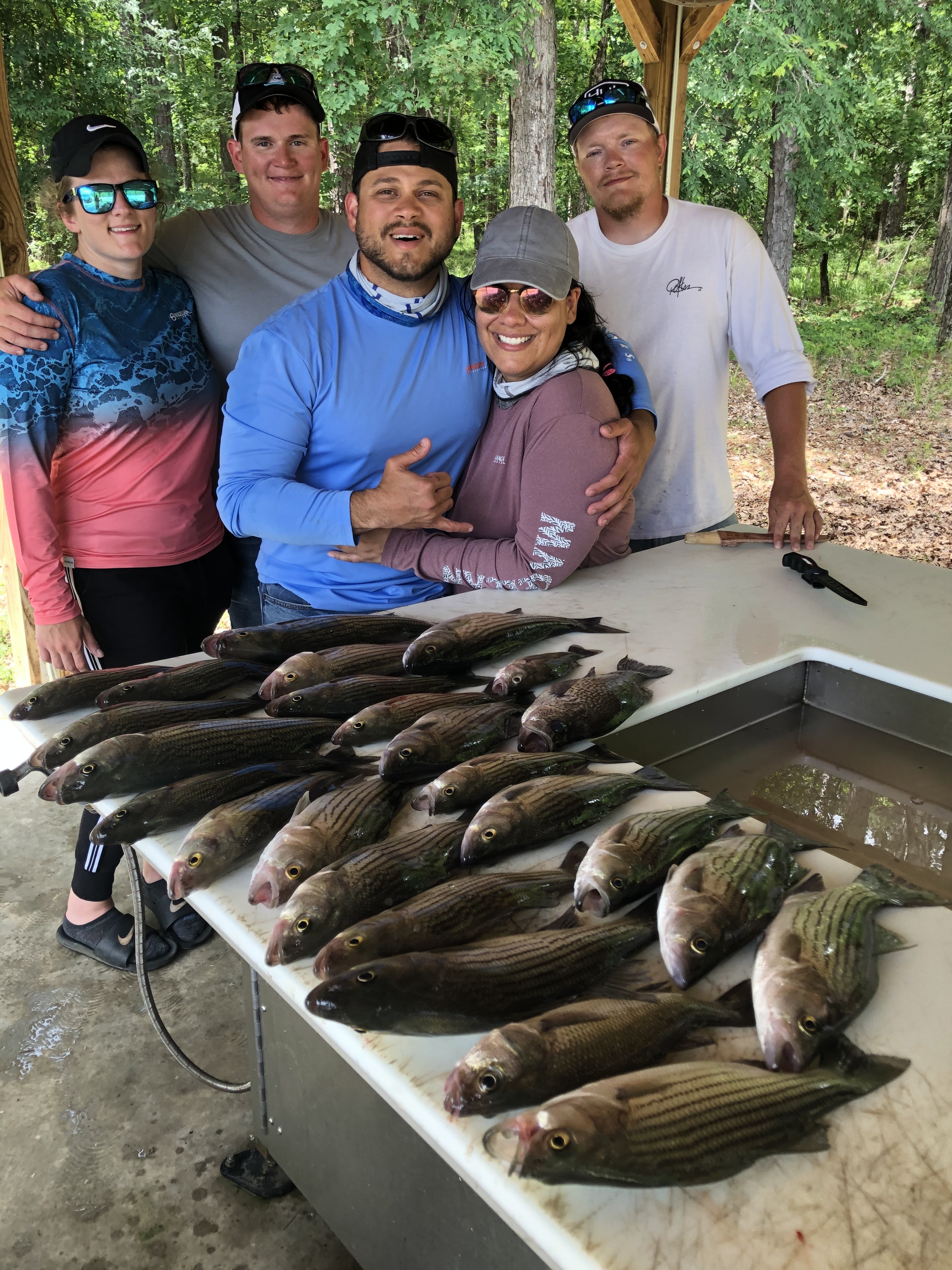 May-17-2020-Tyler-and-Megan-Mclendon-Karla-and-Eddie-Flores-Zach-Selonen-with-their-catch-of-the-day