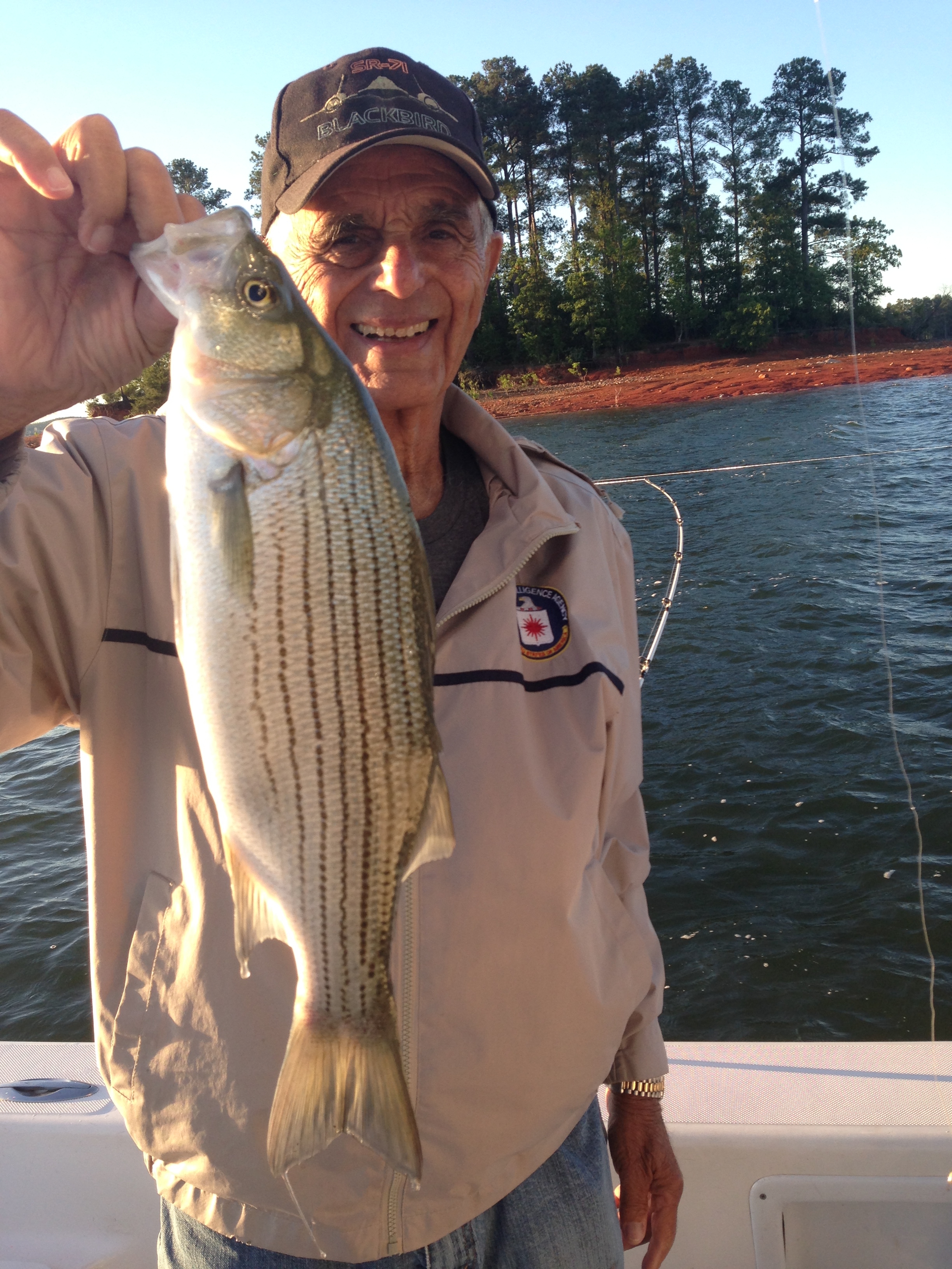 May 2,2017 Bernie Kershner from Palm Coast with nice striper