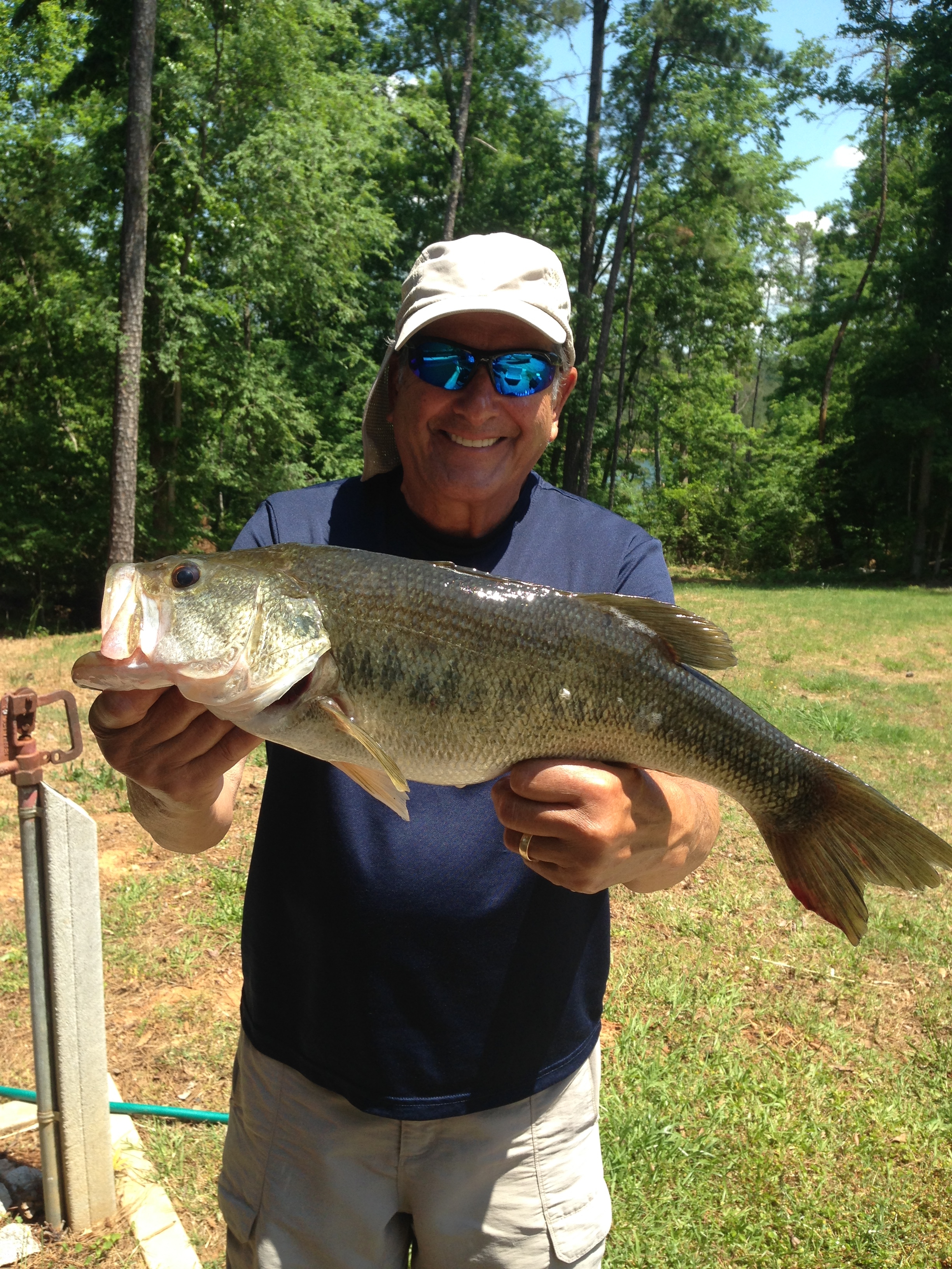 May 9, 2018 Dave Chiera with his 8 lb large mouth bass.